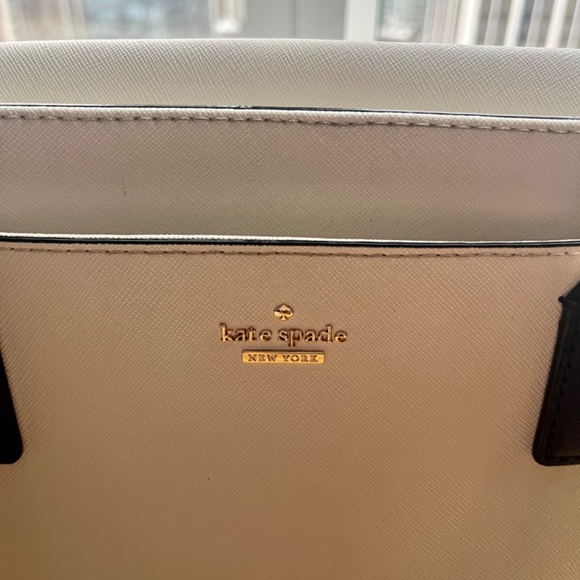 Kate Spade light blue and white tote bag - Picture 5 of 8